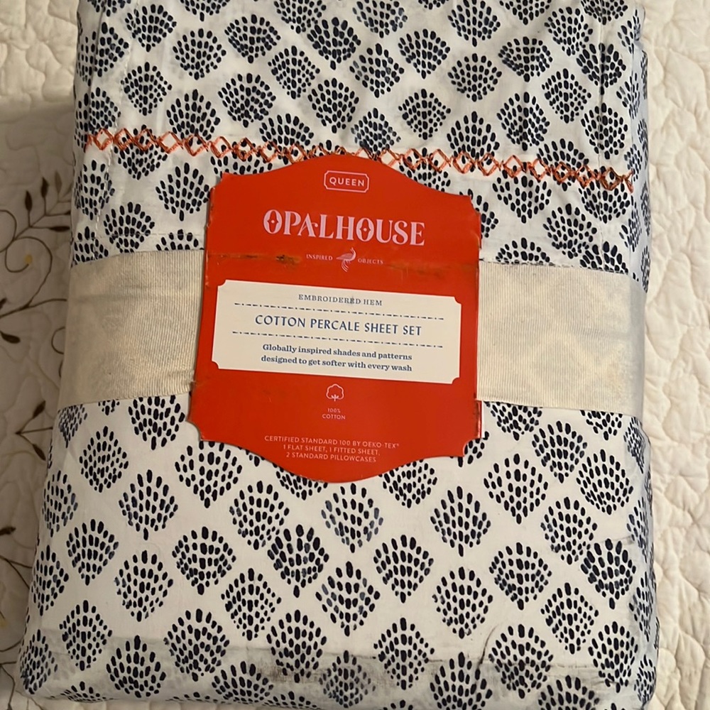 Queen sheet set never used